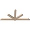Ekena Millwork Kennewick Smooth Timber Gable Bracket, Douglas Fir, 96"W x 44"H x 3 1/2"D x 5 1/2"F, 11/12 Pitch GBW096X44X0406KEN00SDF - alternate 5